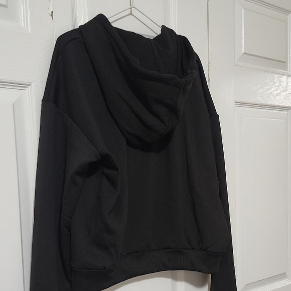 Guess Black Hoodie with Rhinestone Logo - Picture 5 of 5